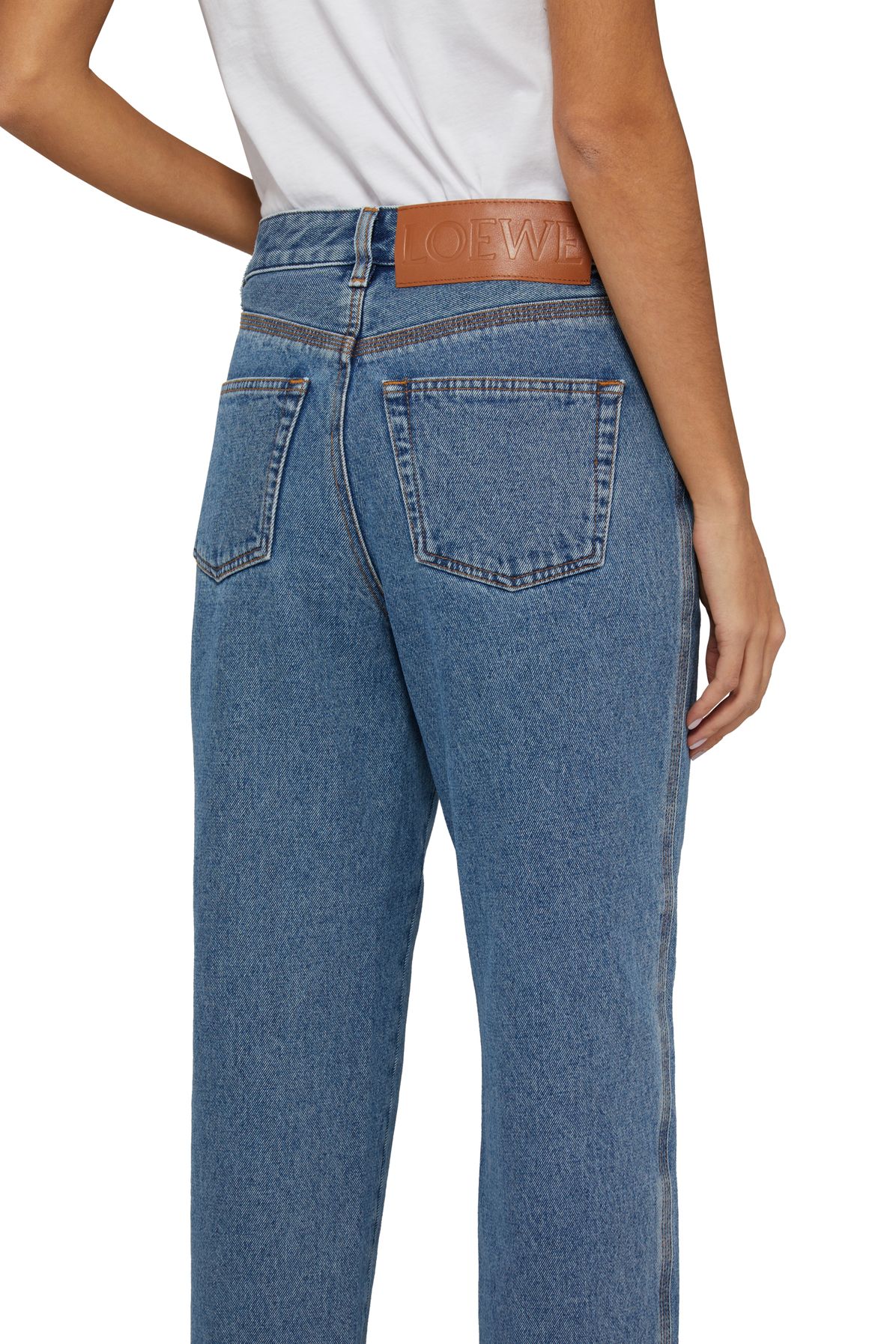 Loewe Anagram cropped jeans