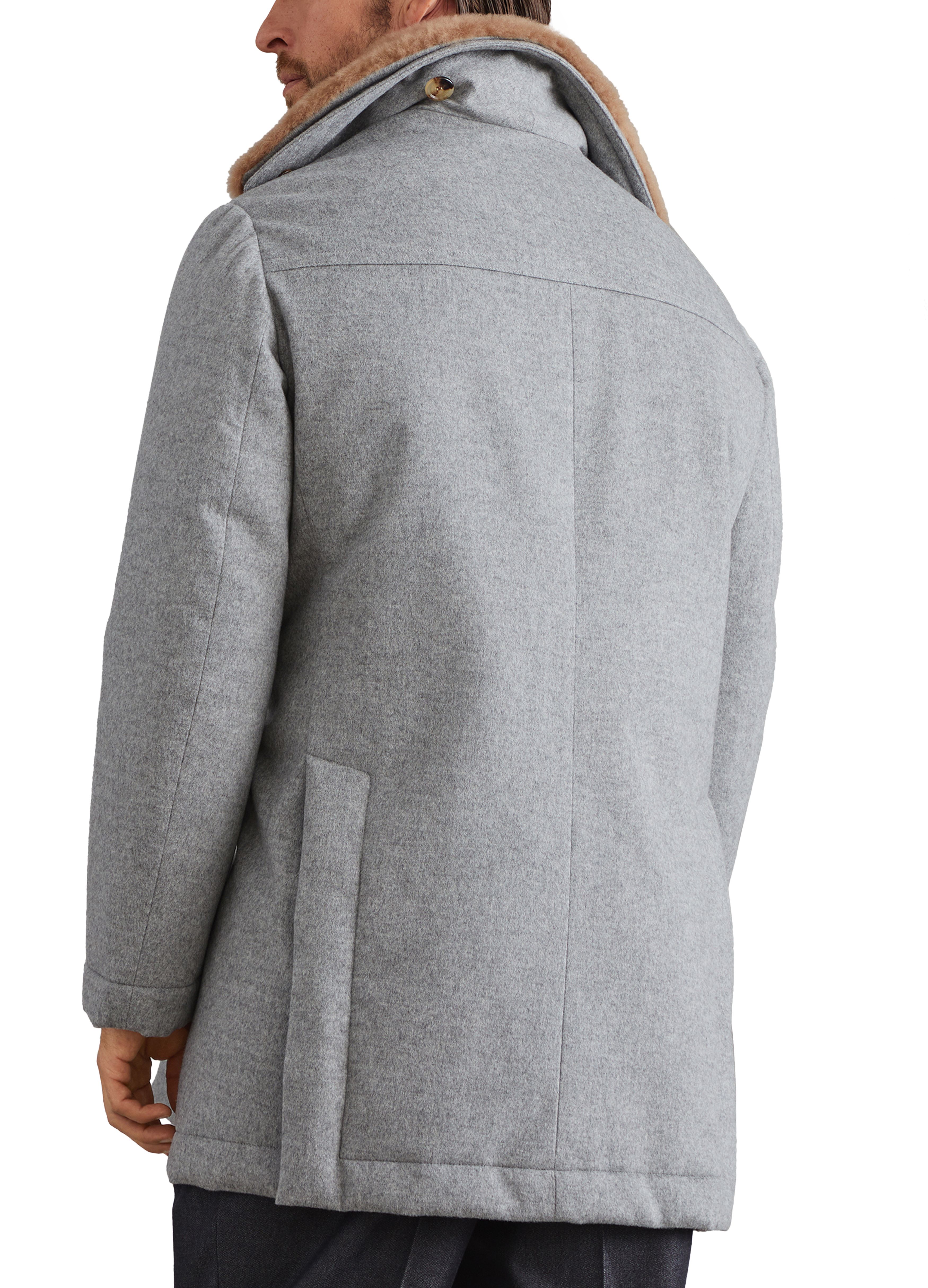 Brunello Cucinelli Cashmere beaver coat