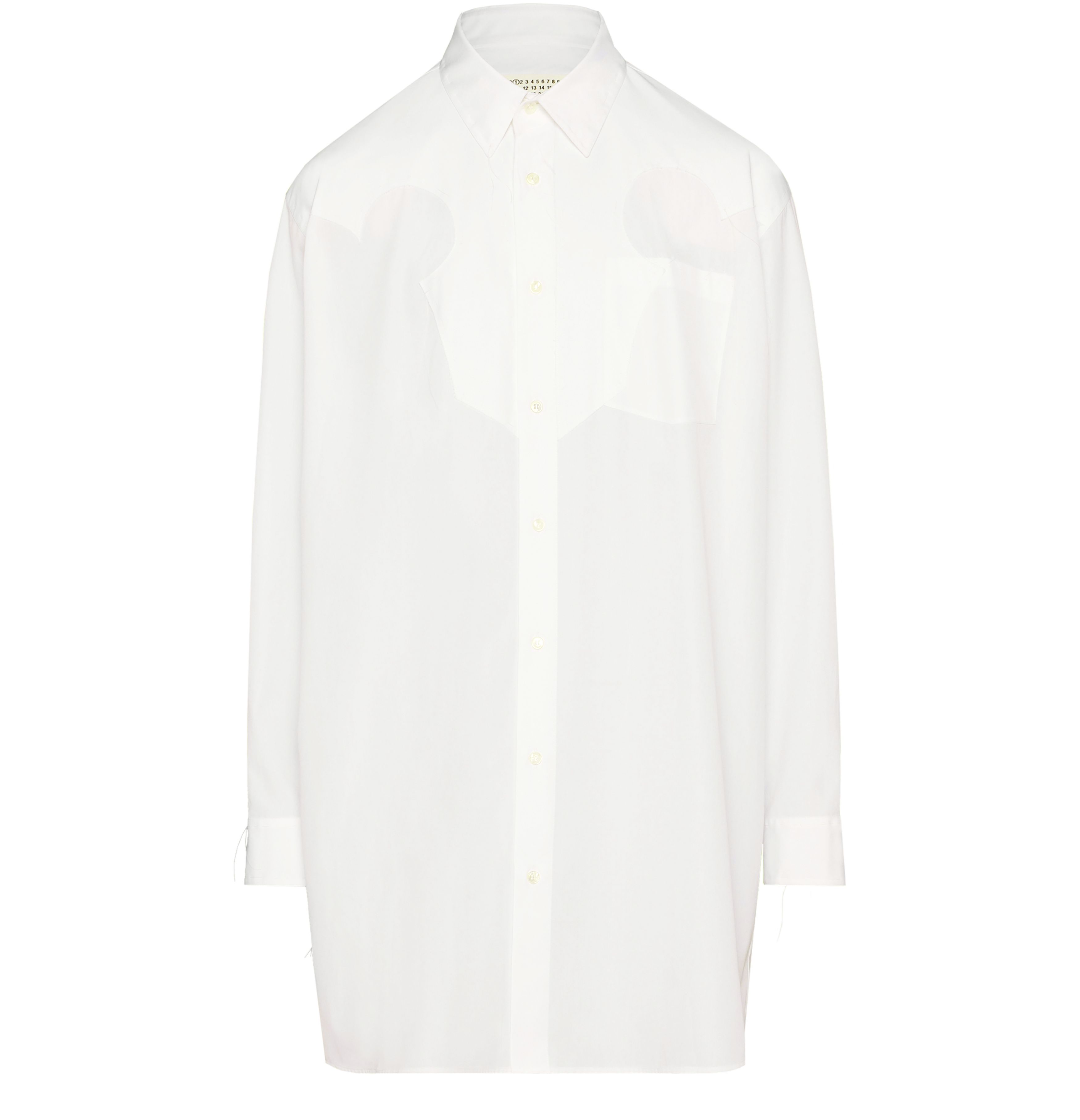 Maison Margiela Cotton poplin shirt dress