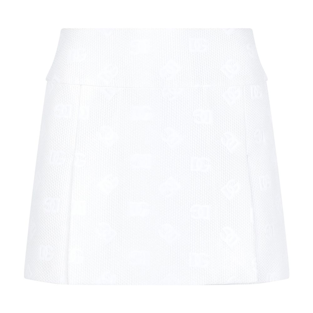 Dolce & Gabbana Quilted jacquard miniskirt