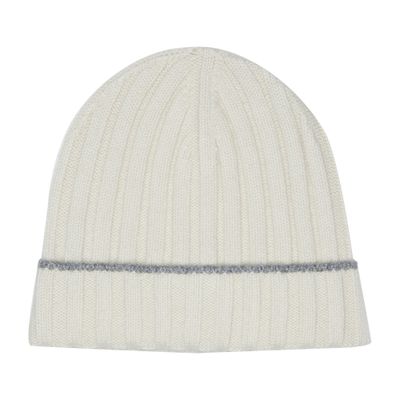 Brunello Cucinelli Cashmere rib knit beanie