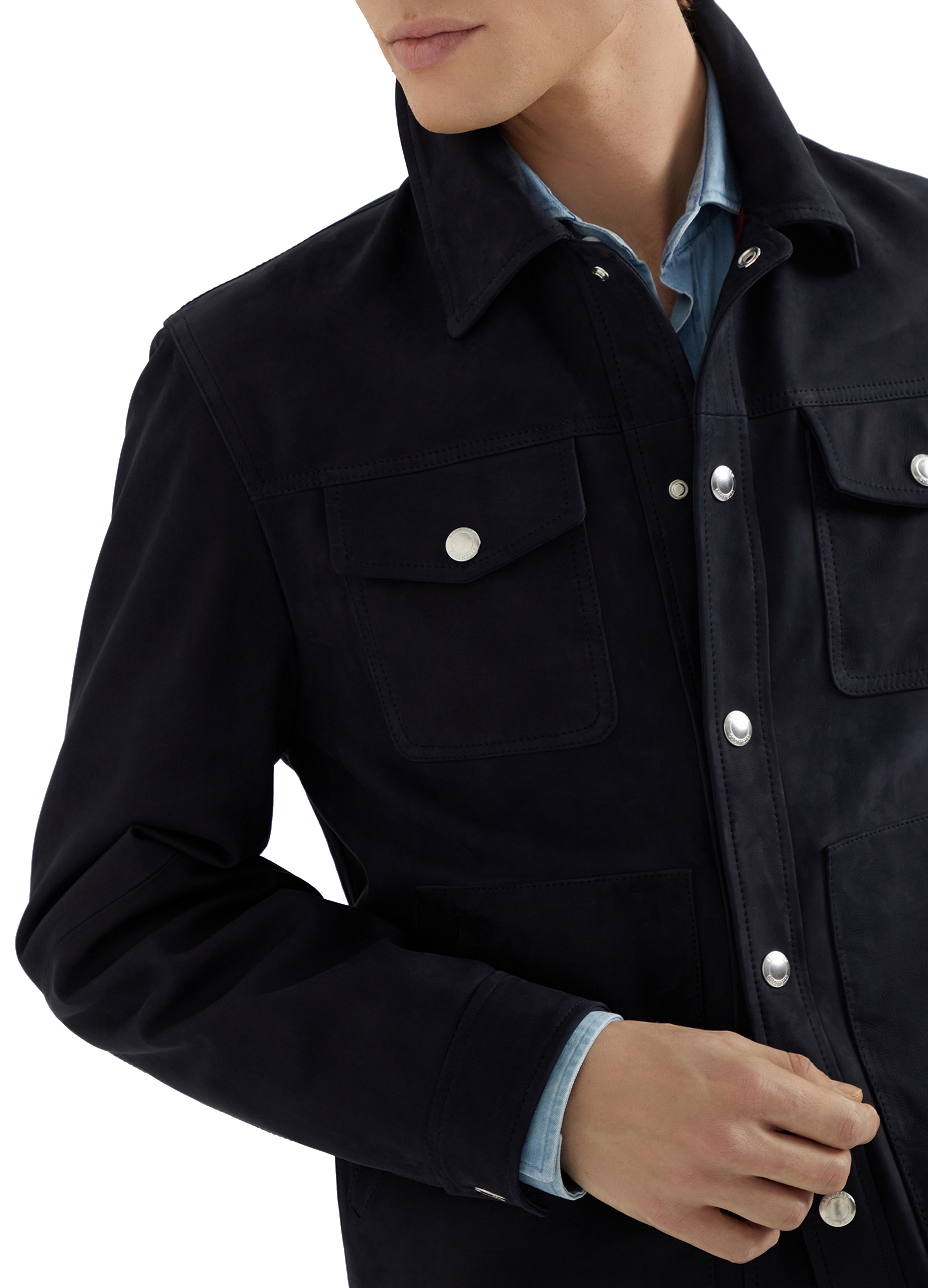 Brunello Cucinelli Nubuck overshirt