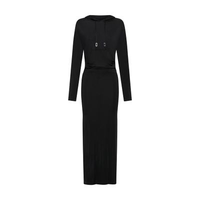 Dion Lee Gathered hoodie dress