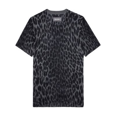 Zadig & Voltaire Ida Leopard Cashmere Jumper