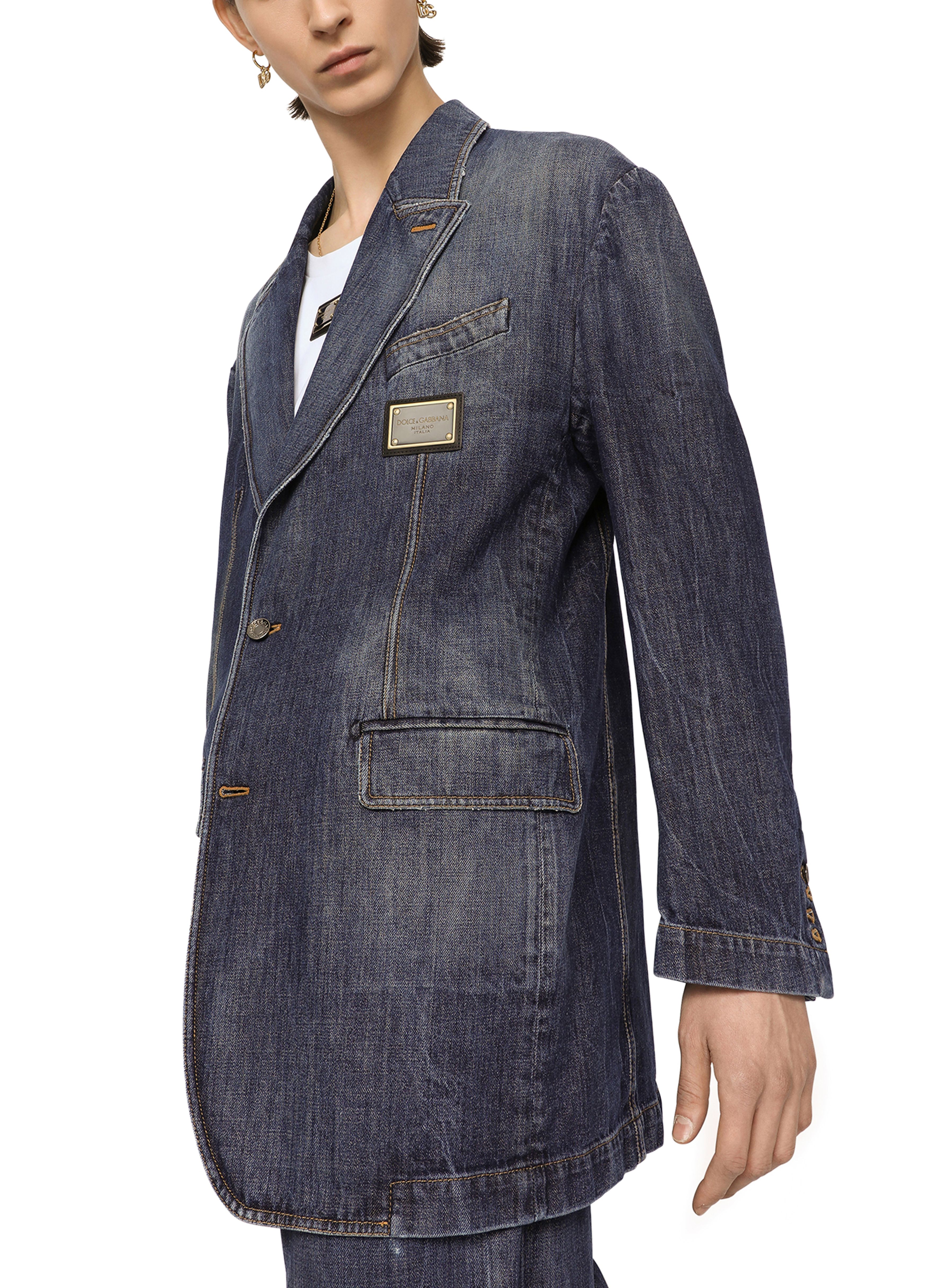 Dolce & Gabbana Deconstructed denim jacket