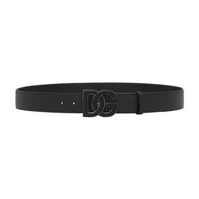 Dolce & Gabbana Calfskin belt with logo