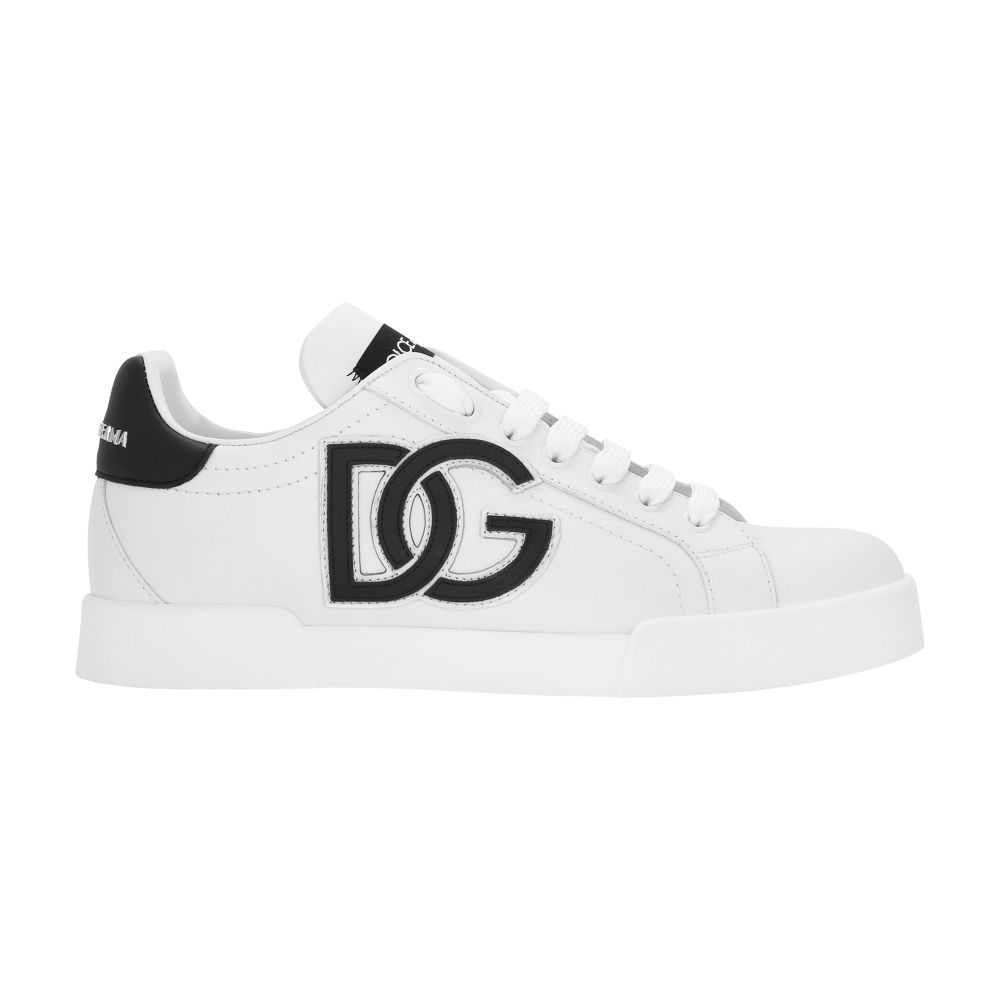 Dolce & Gabbana Portofino calfskin sneakers with DG logo