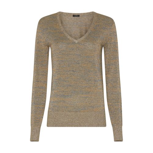 Joseph V neck lurex sweater