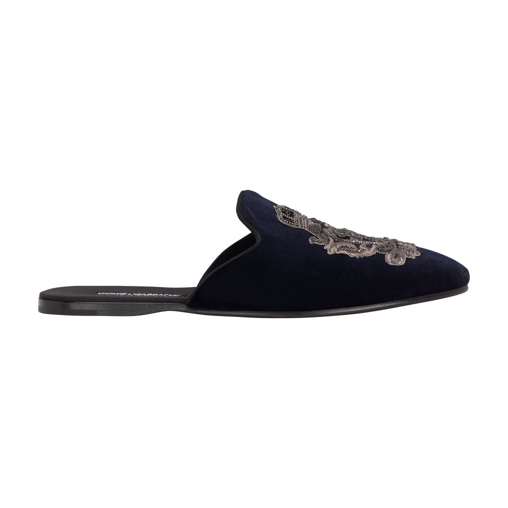 Dolce & Gabbana Velvet slipper