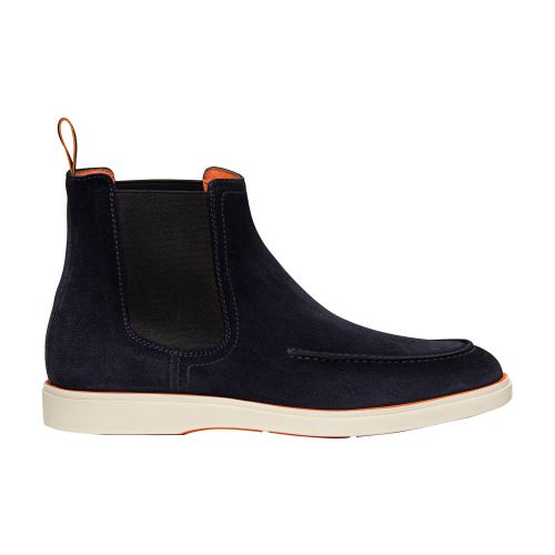 Santoni Suede chelsea boot