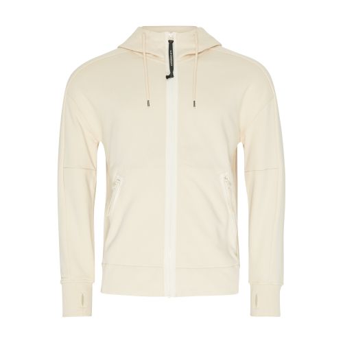 CP COMPANY Diagonal Raised Fleece Goggle zipped hoodie