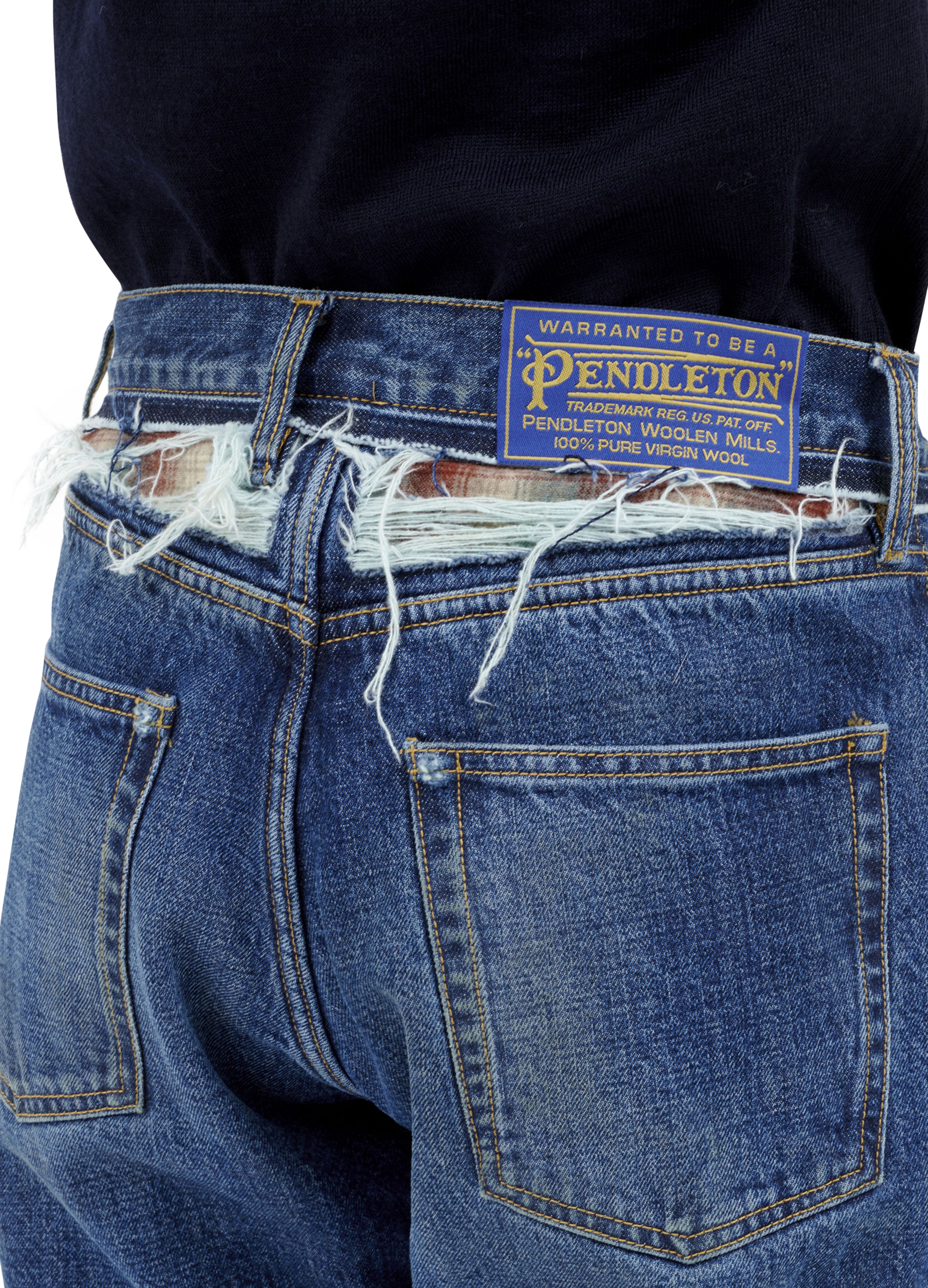 Maison Margiela Pendleton yoke jeans