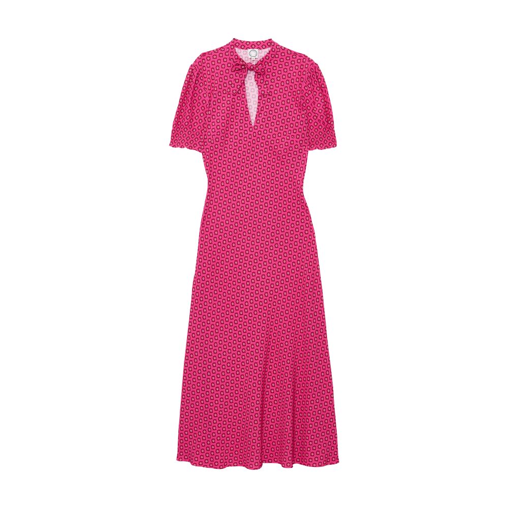  Cerise maxi-dress