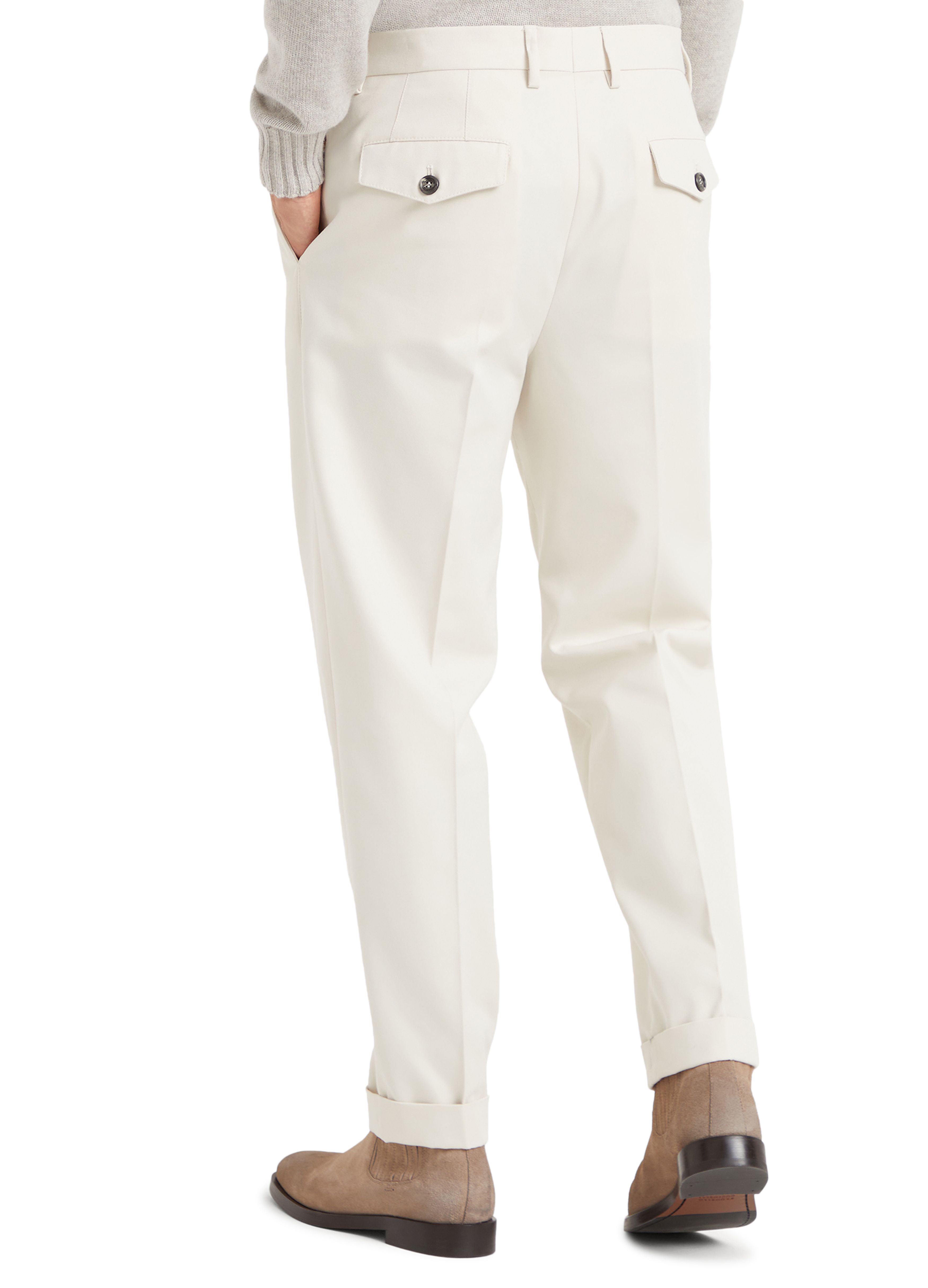 Brunello Cucinelli Leisure fit trousers with double pleats