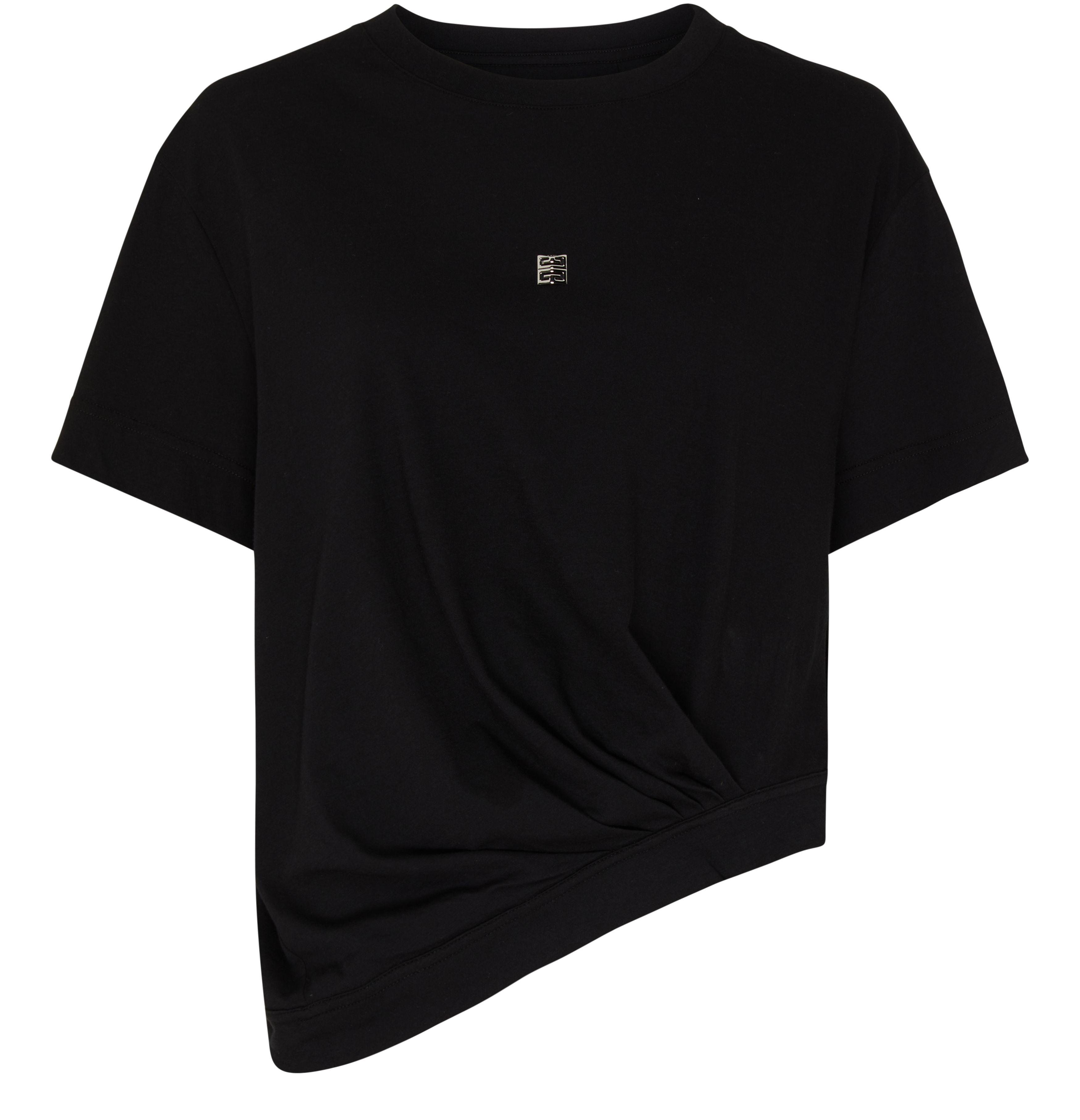 Givenchy Transparent T-shirt draped with 4G metal