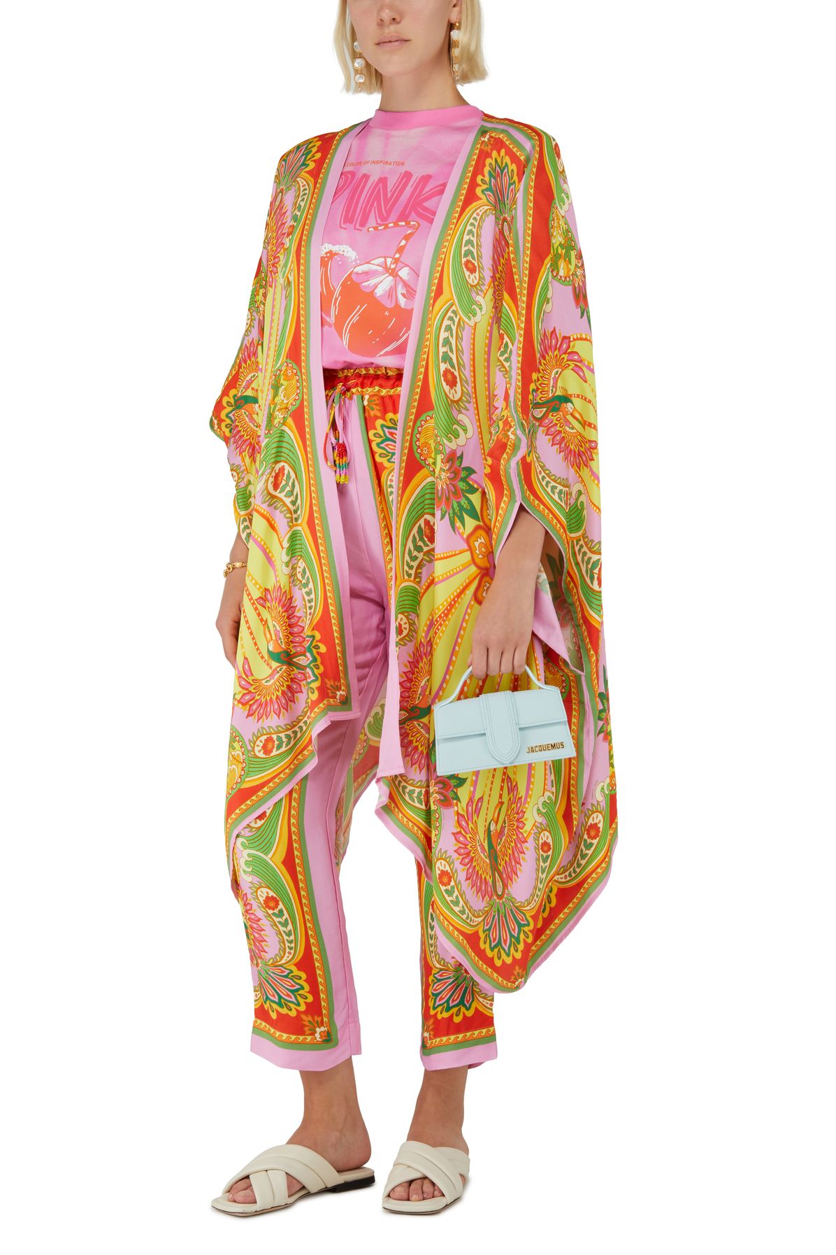 Farm Rio Beach Toucans Scarf kimono