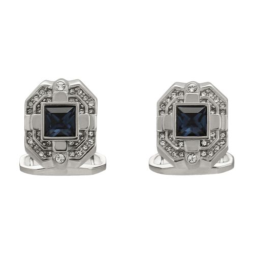 Dolce & Gabbana Silver cufflinks with rhinestones