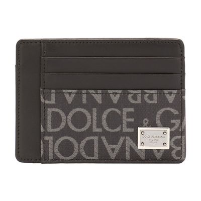 Dolce & Gabbana Coated jacquard card holder