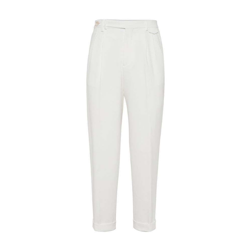 Brunello Cucinelli Leisure fit trousers with double pleats