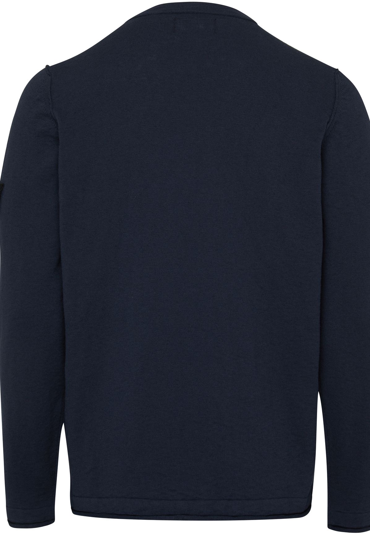 Stone Island Round neck sweater with logo patch