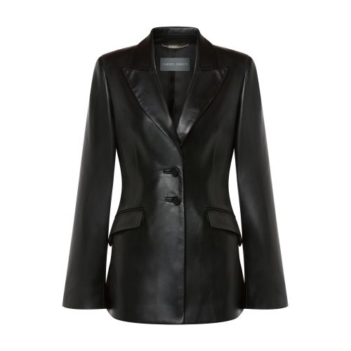 Alberta Ferretti Nappa leather jacket