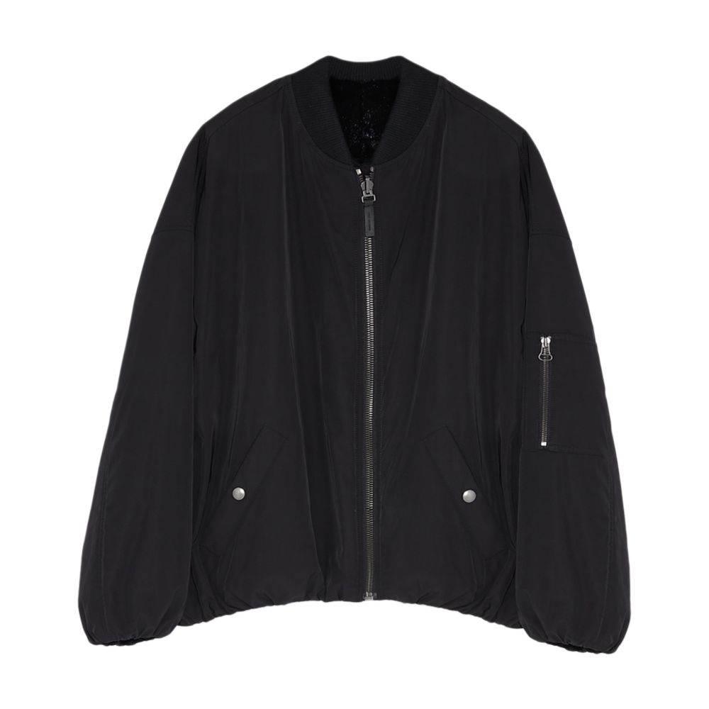 Yves Salomon Reversible bomber jacket in water-resistant performance fabric with mink trim