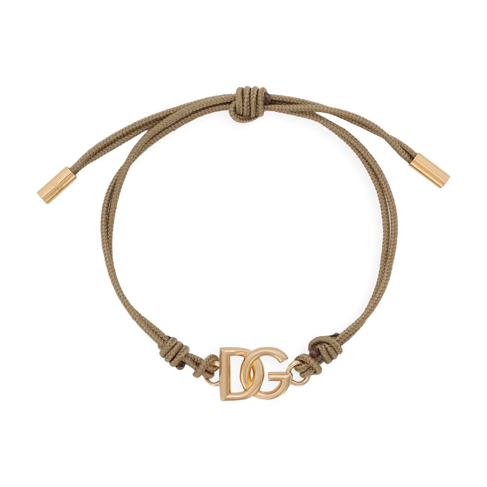 Dolce & Gabbana Bracelet with cord and DG logo