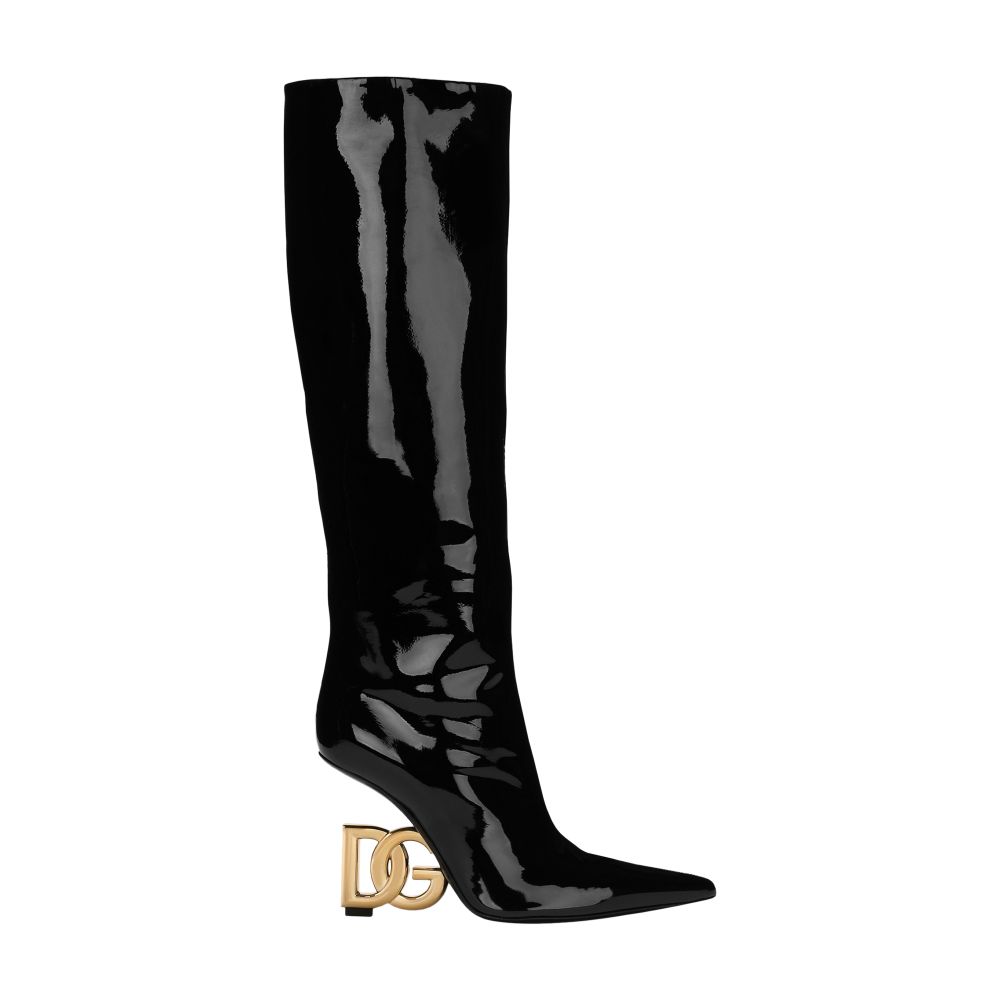 Dolce & Gabbana Soft patent leather boots