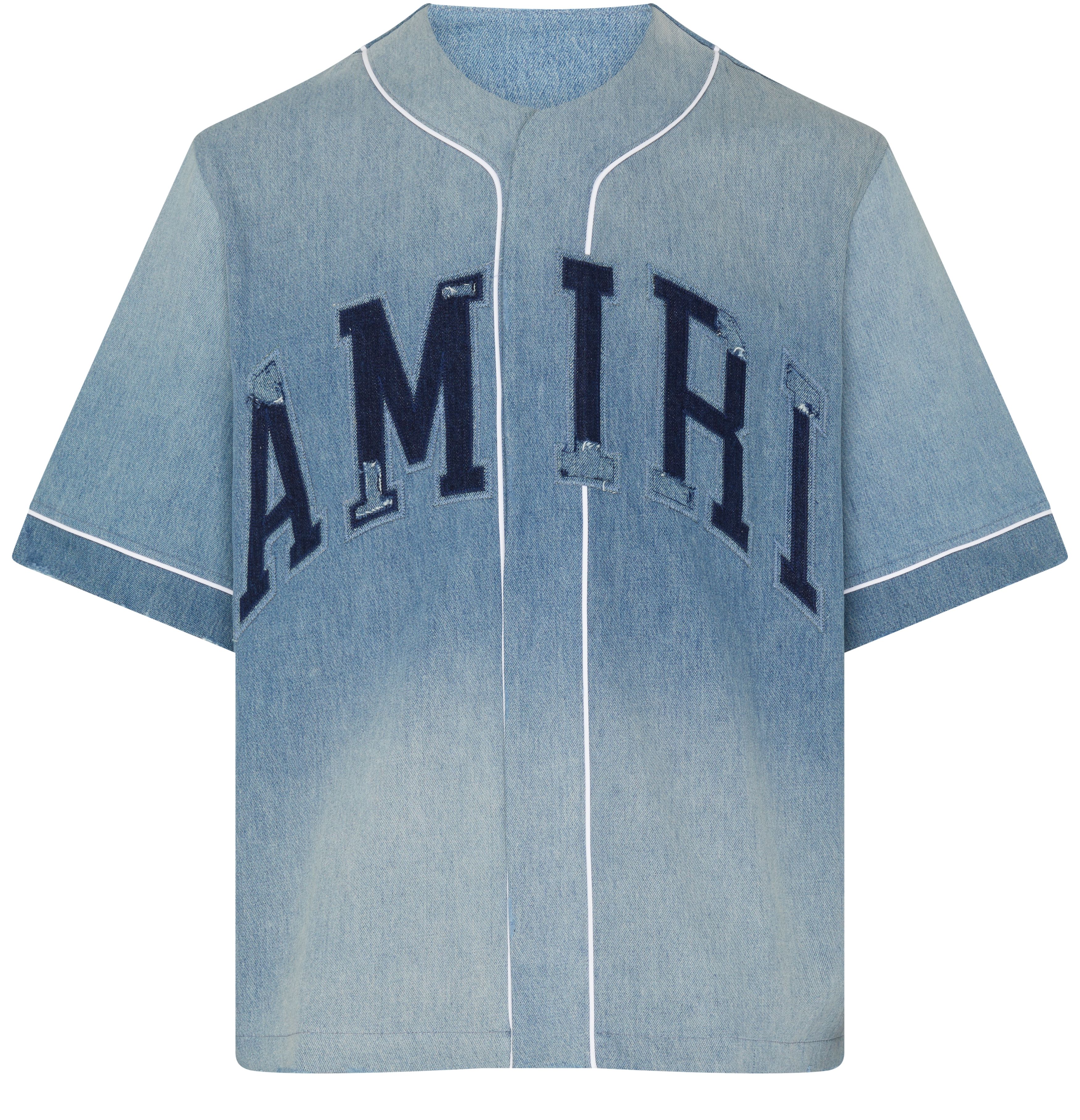 Amiri Amiri sunfaded baseball shirt