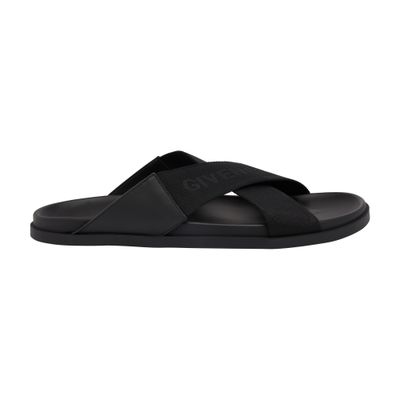 Givenchy G Flat sandals with crossed bands