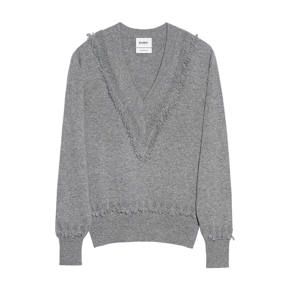 Barrie Timeless V-neck cashmere jumper