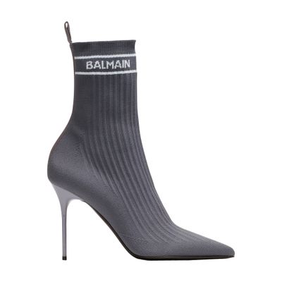 Balmain Skye stretch knit ankle boots