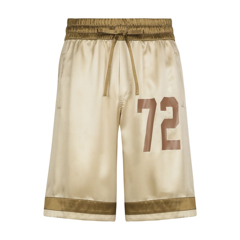 Dolce & Gabbana Silk Bermuda jogging shorts