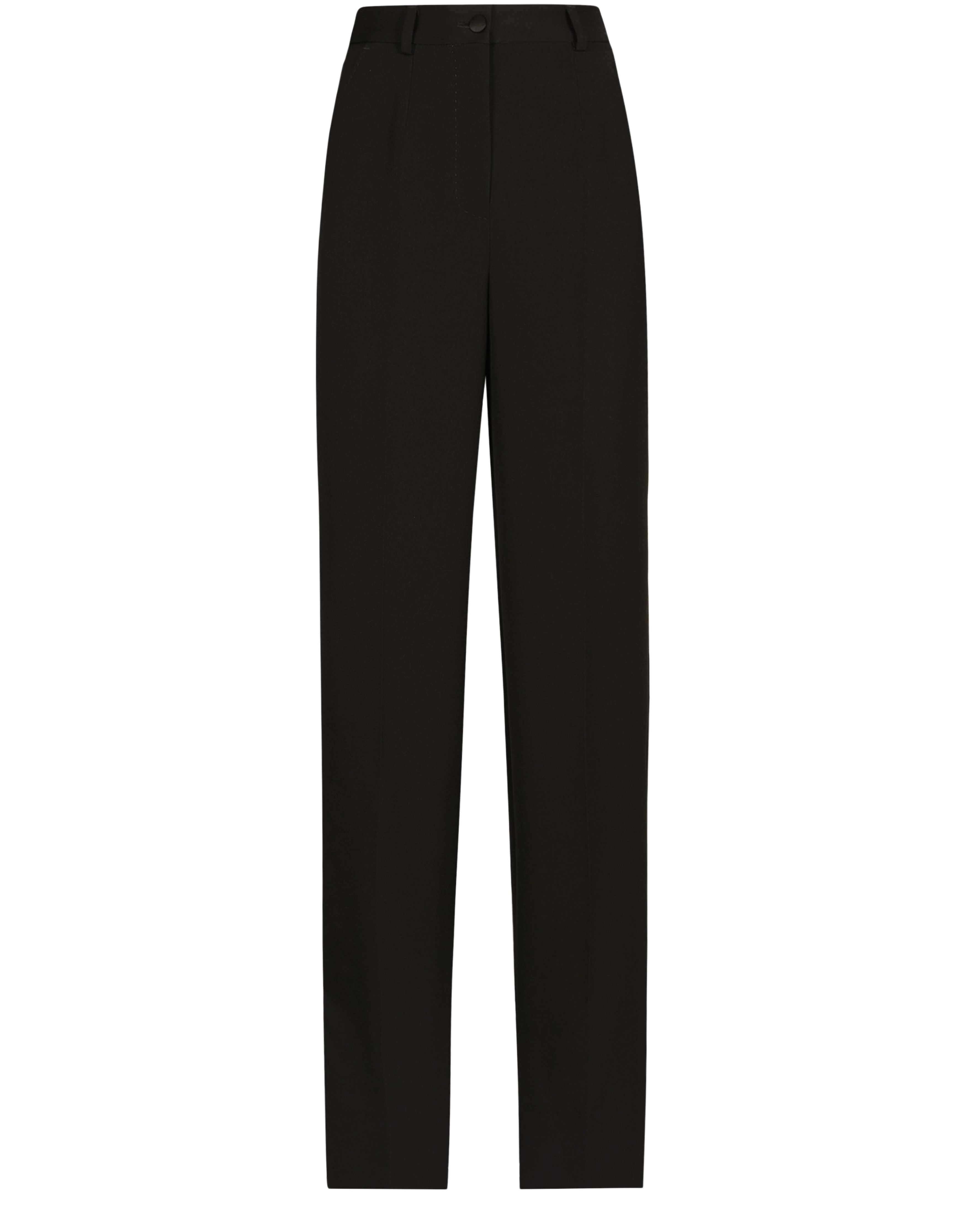 Dolce & Gabbana Wool gabardine tuxedo pants