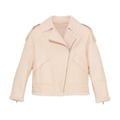 Yves Salomon Shearling biker jacket