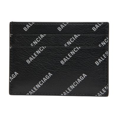 Balenciaga Cash Card Holder With Reflective Allover Logo