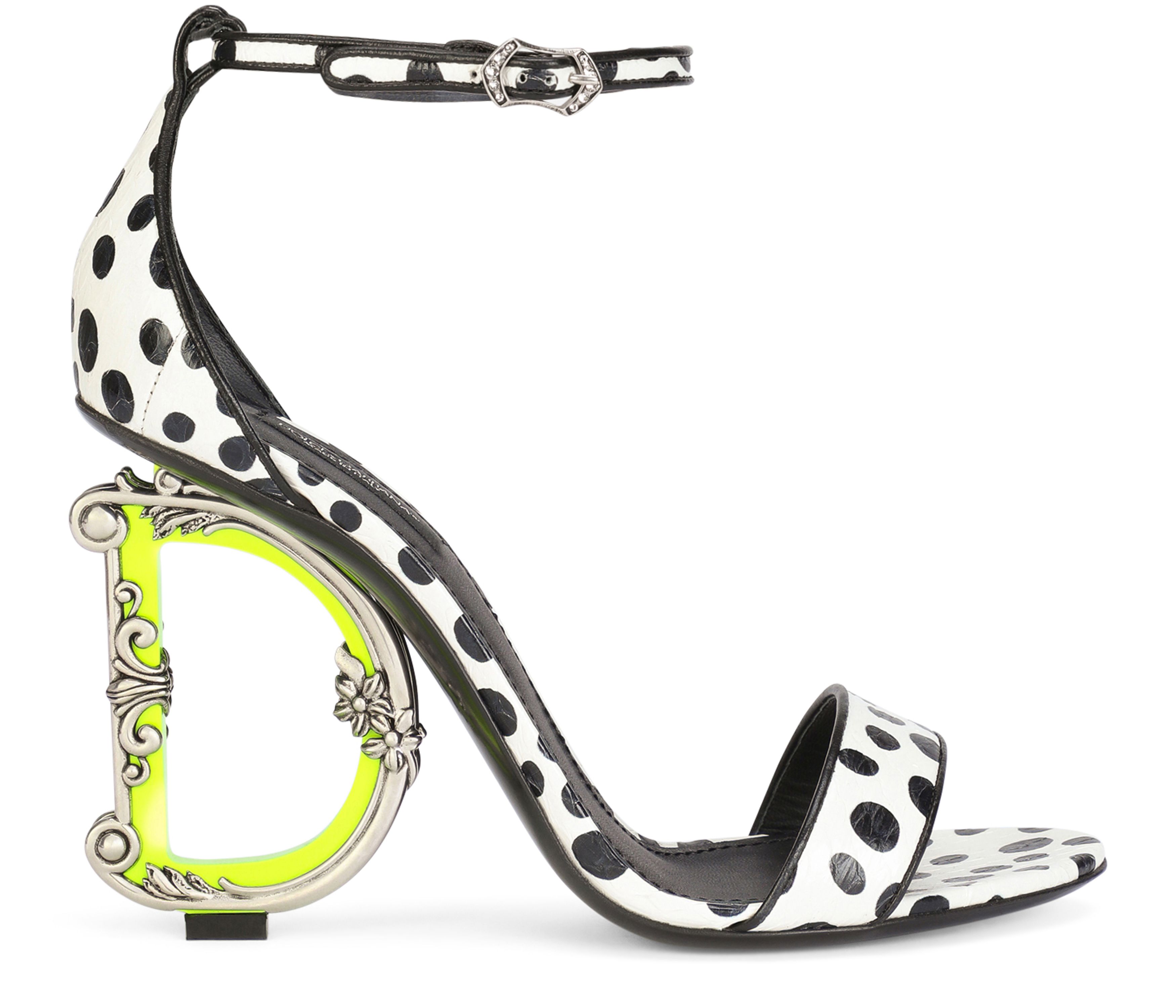 Dolce & Gabbana Printed elaphe baroque DG sandals