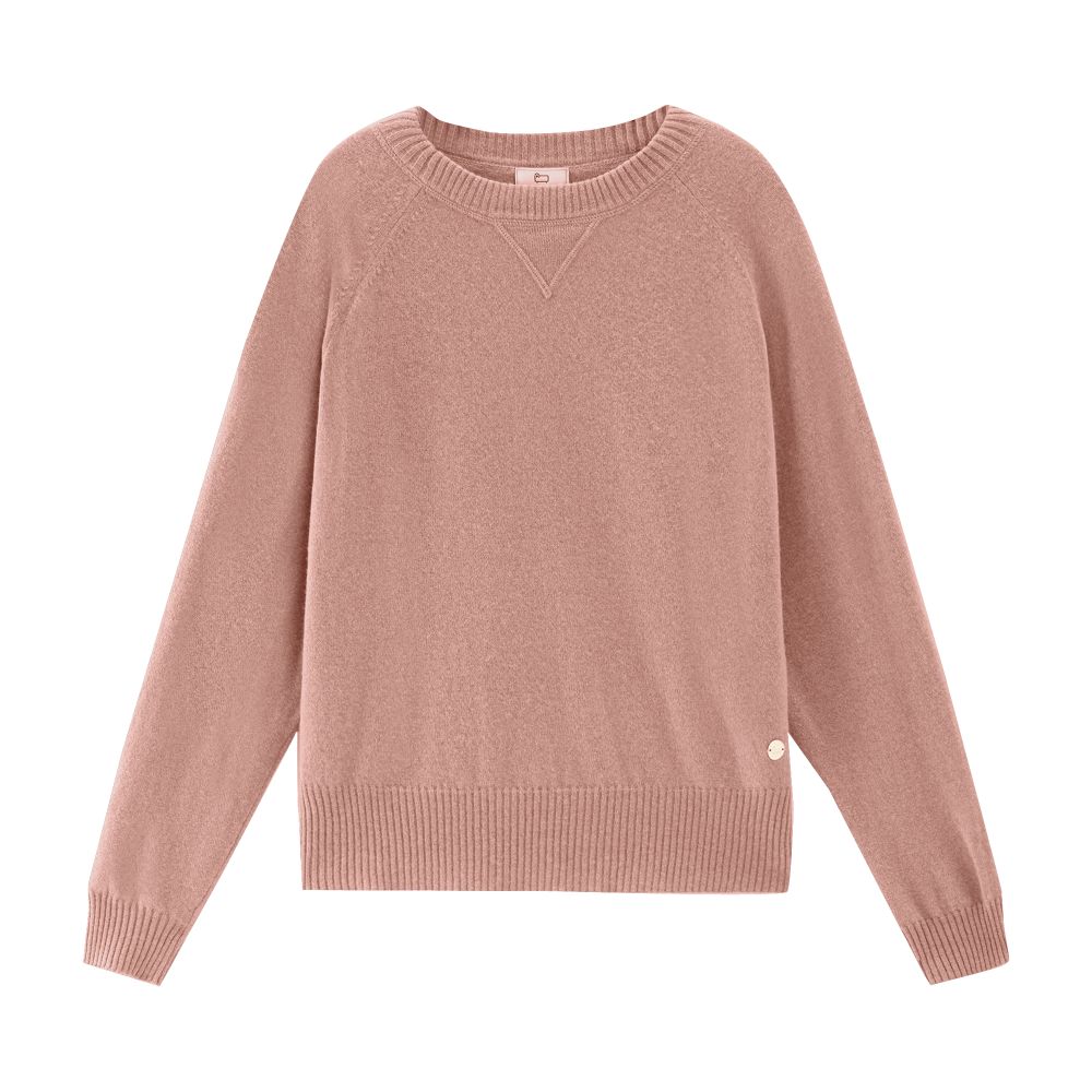 Woolrich Crewneck Sweater in Wool and Cashmere Blend