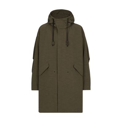 Dolce & Gabbana Unlined technical parka with hood