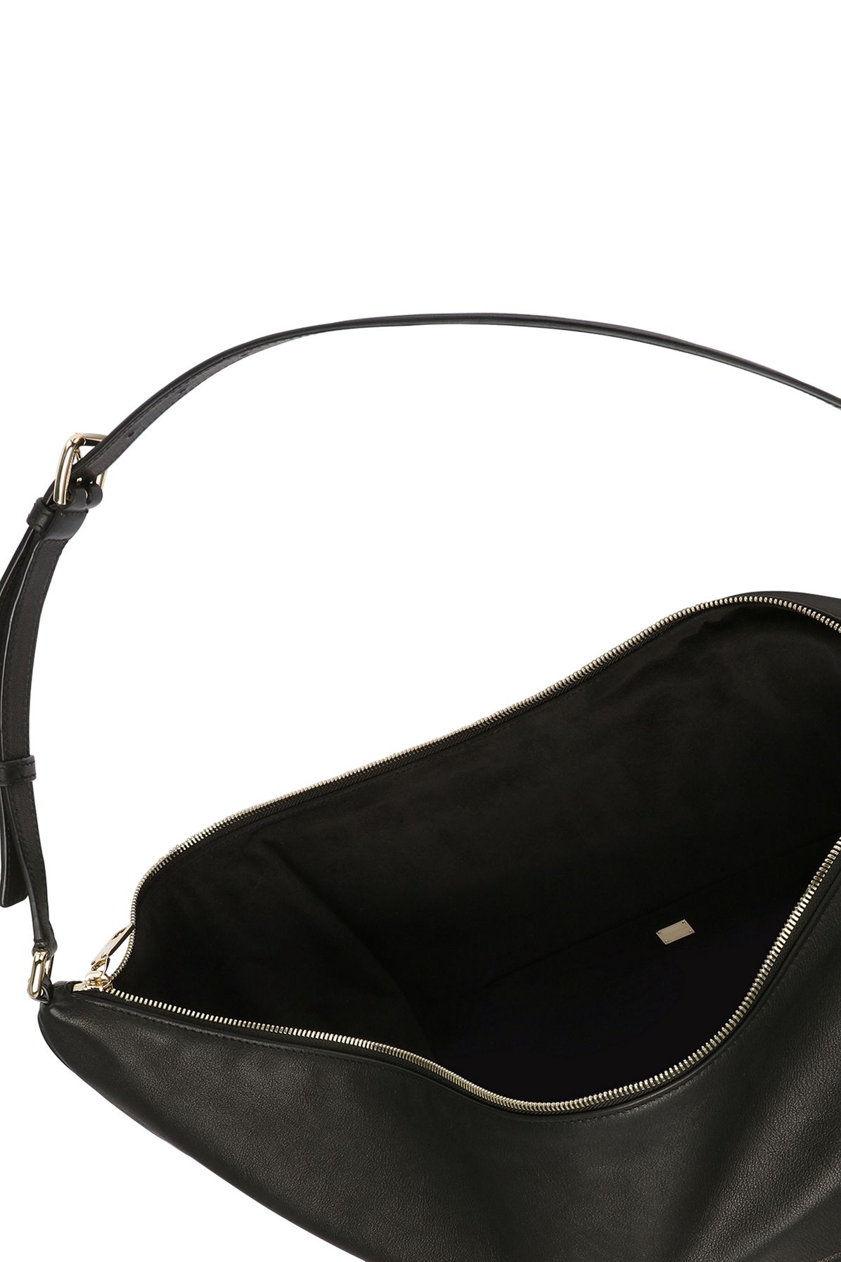 Dolce & Gabbana Calfskin half-moon hobo bag