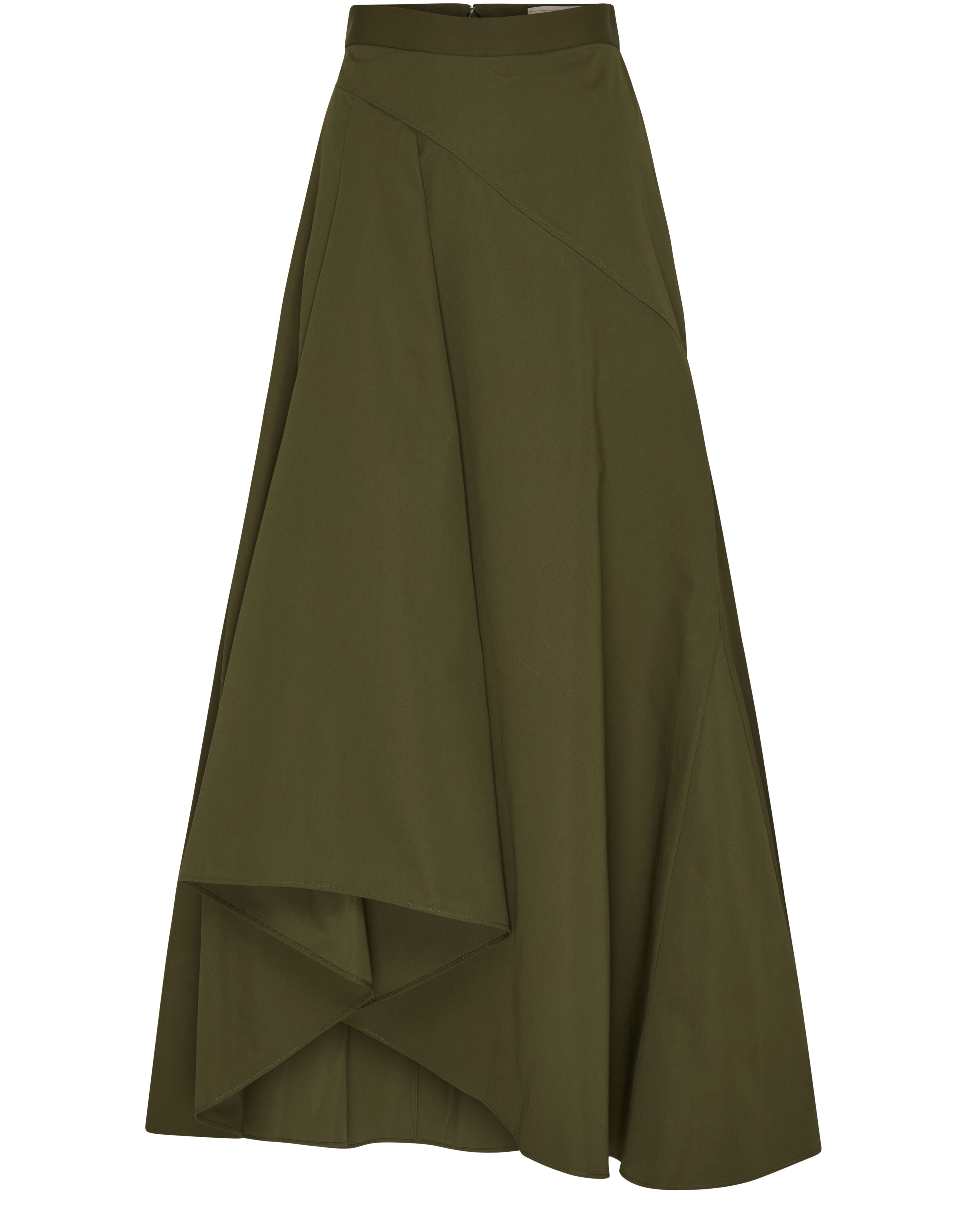 Alexander McQueen Cotton poplin skirt