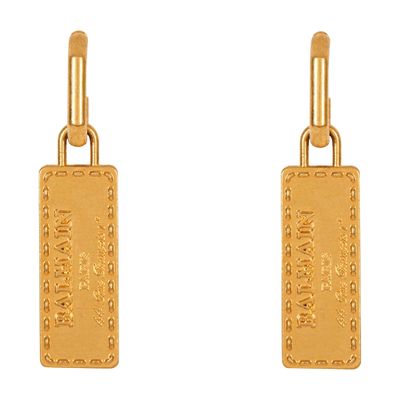 Balmain Balmain Signature Tubular Earrings