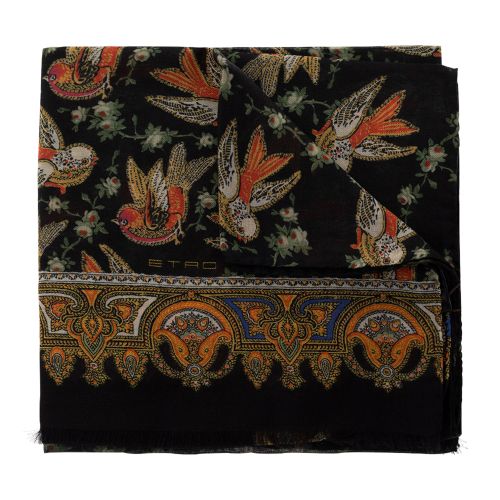 Etro Scarf with motif of birds