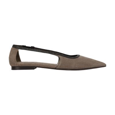 Brunello Cucinelli Suede flats