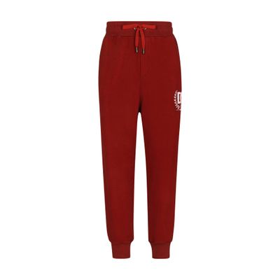 Dolce & Gabbana Jersey jogging pants with DG print