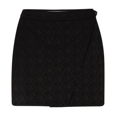 Marine Serre Moon Diamant jacquard mini skirt