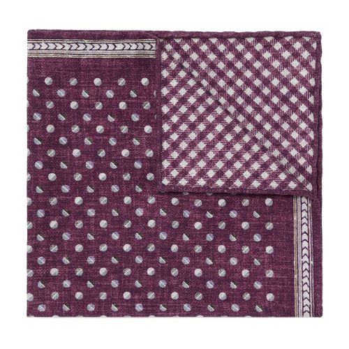 Brunello Cucinelli Double-face pocket square tie