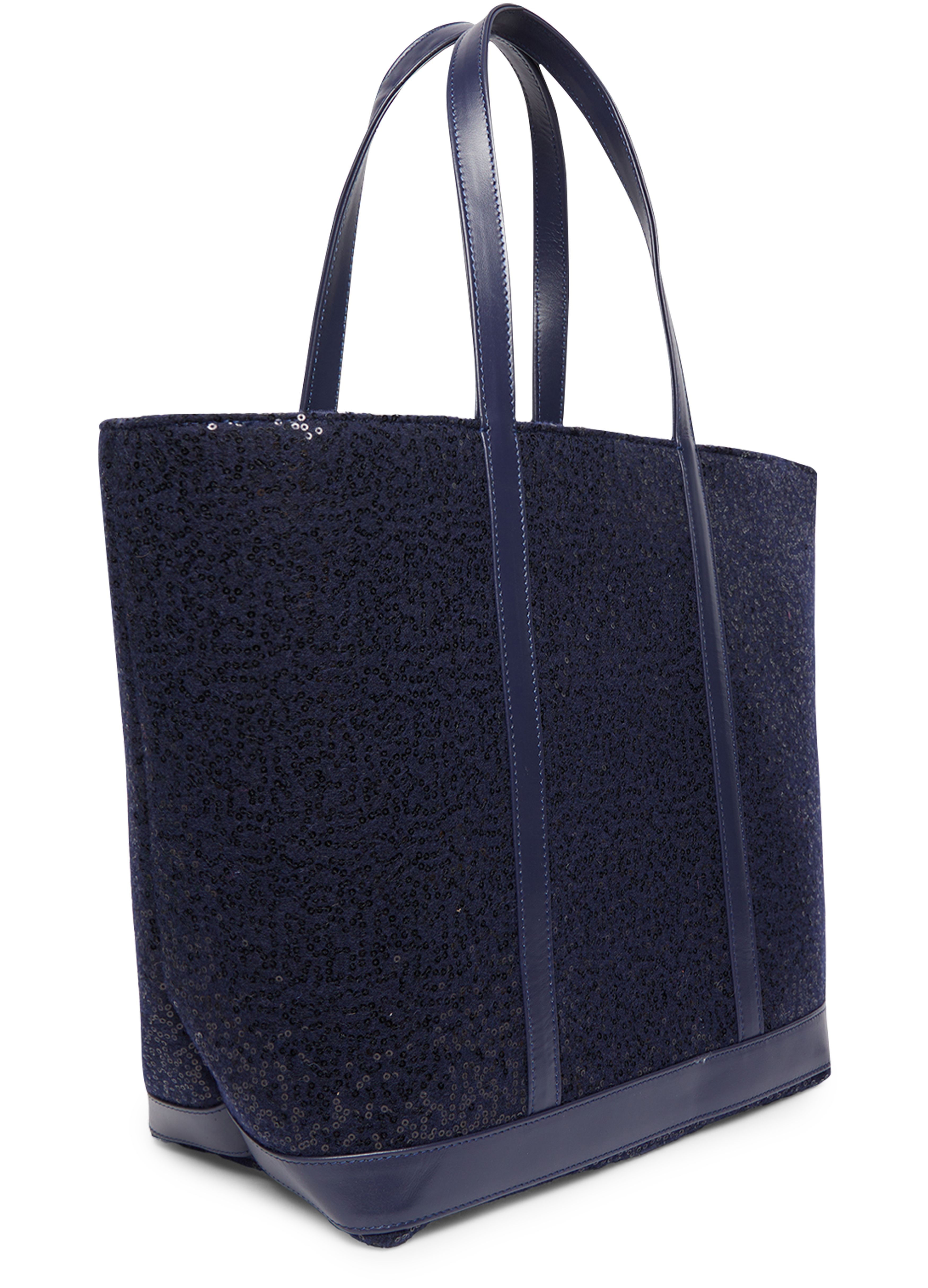  Felt and sequinned L tote bag