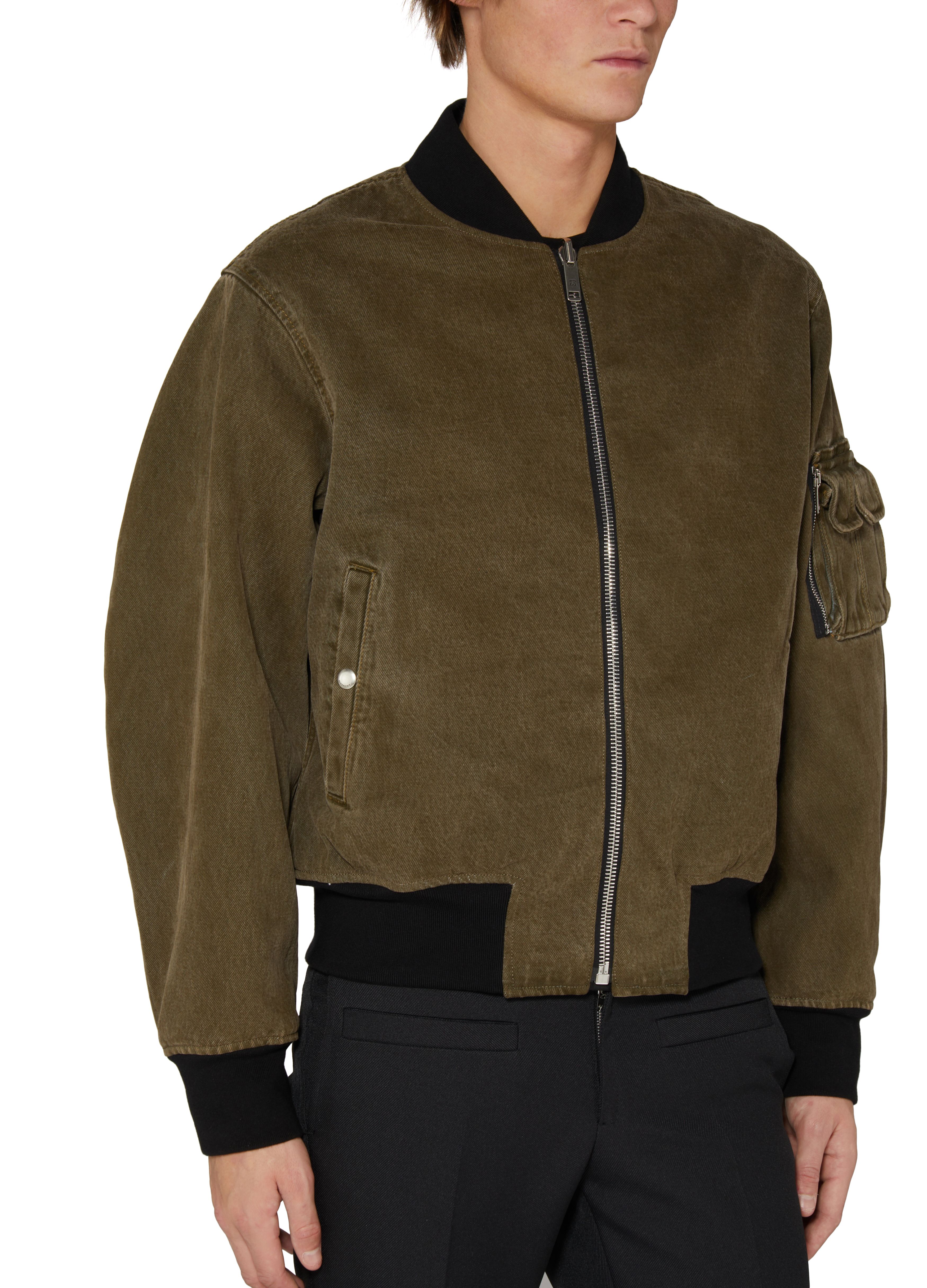 Givenchy Reversible denim aviator jacket