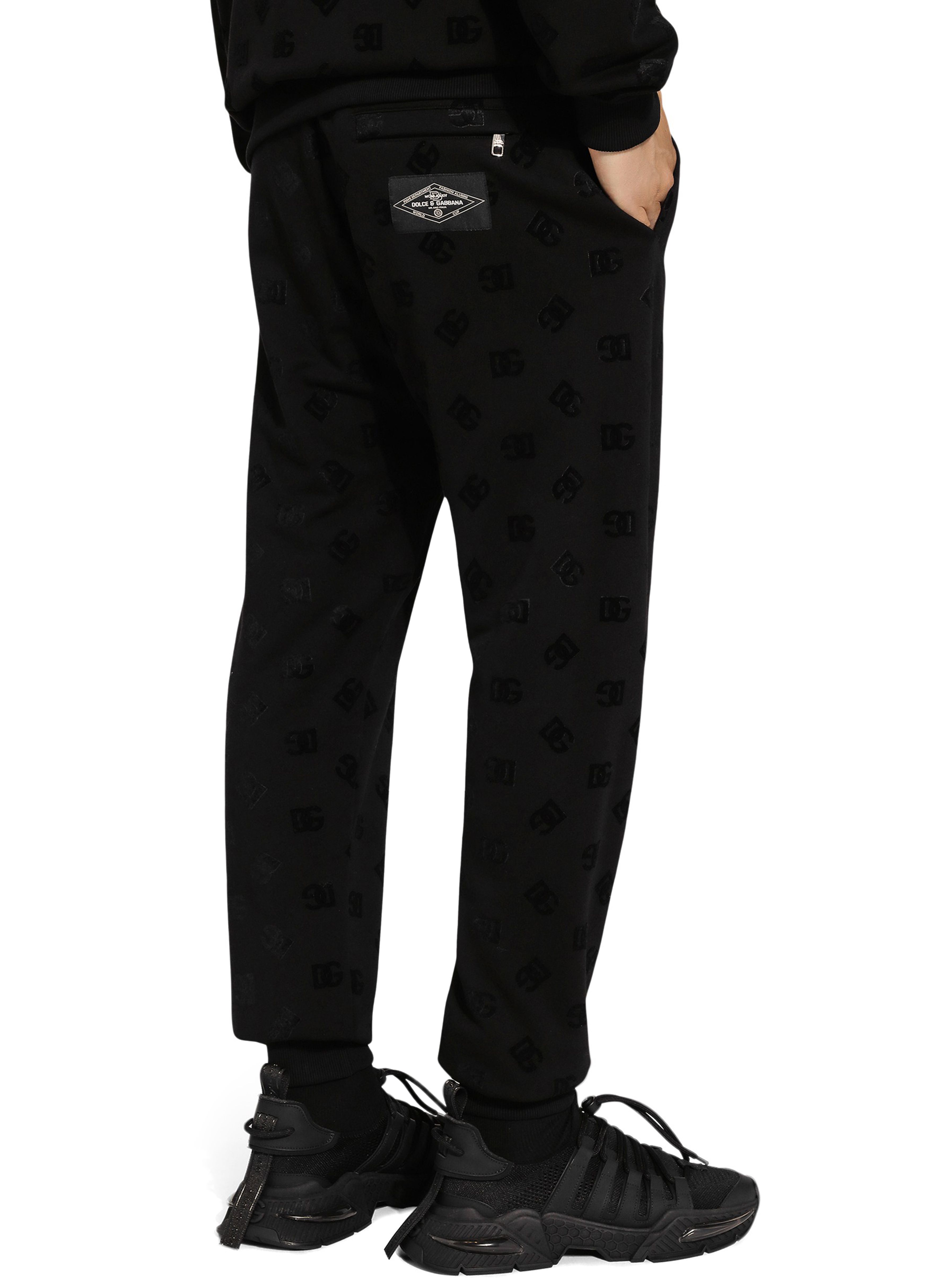 Dolce & Gabbana Jersey jogging pants with DG logo